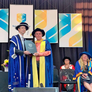 Ian Hutton receives Honorary Doctorate